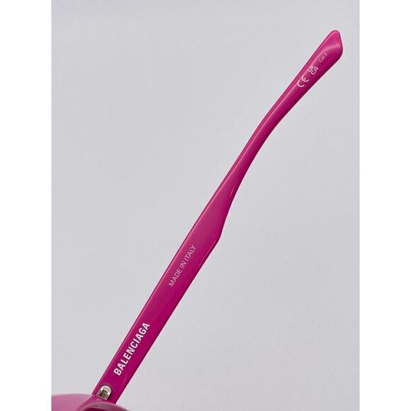 BALENCIAGA Sunglasses BB0182S 003 Fuchsia/Brown Women NEW - Picture 3 of 9